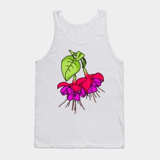 Fuchsia flowers Tank Top